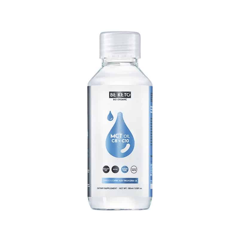 Olej MCT 100% C8 + C10 BeKeto - Dla osób na diecie ketogenicznej - 100, 500 lub 1000 ml (Pojemnosc: 1000-ml)