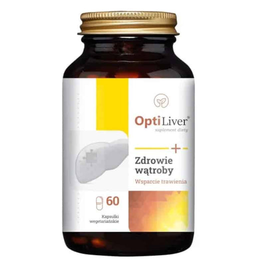 Opti Liver NaturDay – Zdrowie wątroby, wsparcie trawienia – 60 kapsułek wegetariańskich