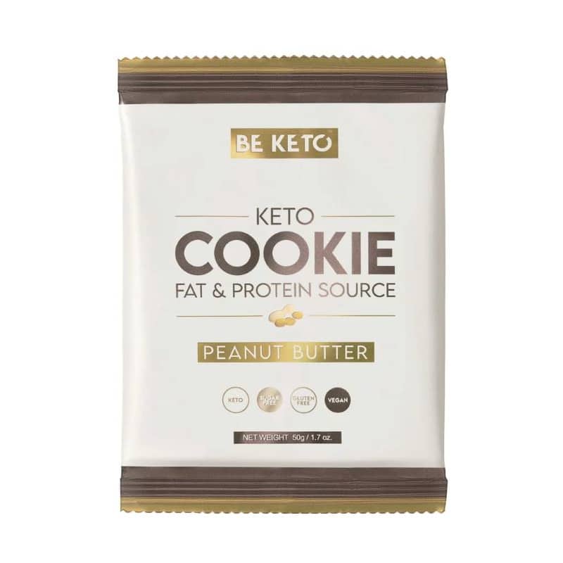 Keto Ciastko BeKeto - Przekąska proteinowa z niską zawartością węglowodanów - Różne smaki 50 g (Smak: kokos-migdal)