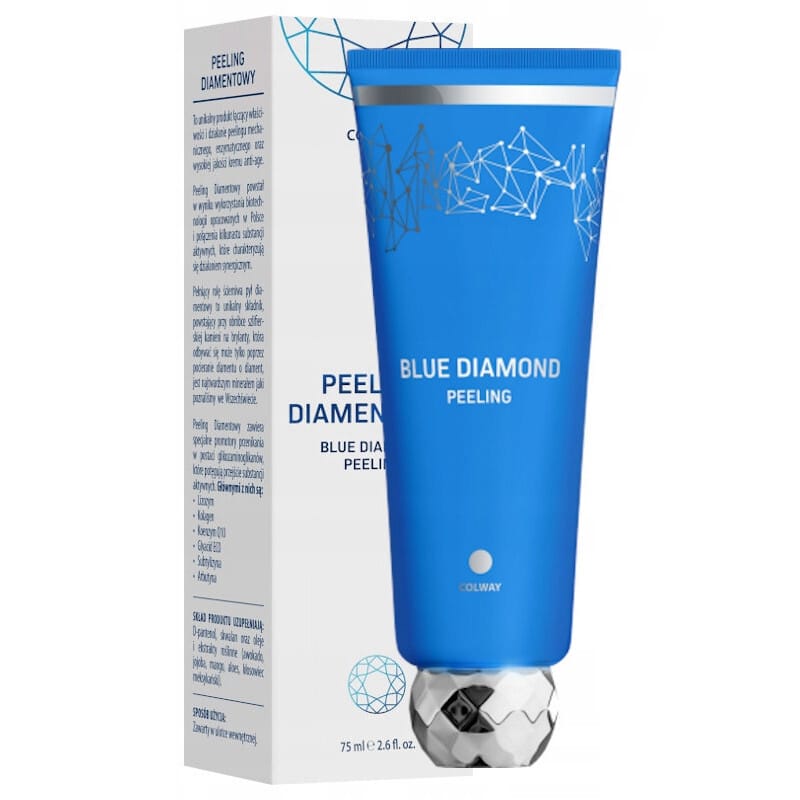 Peeling Blue Diamond Colway - Aktywna mikrodermabrazja diamentowa - 75 ml