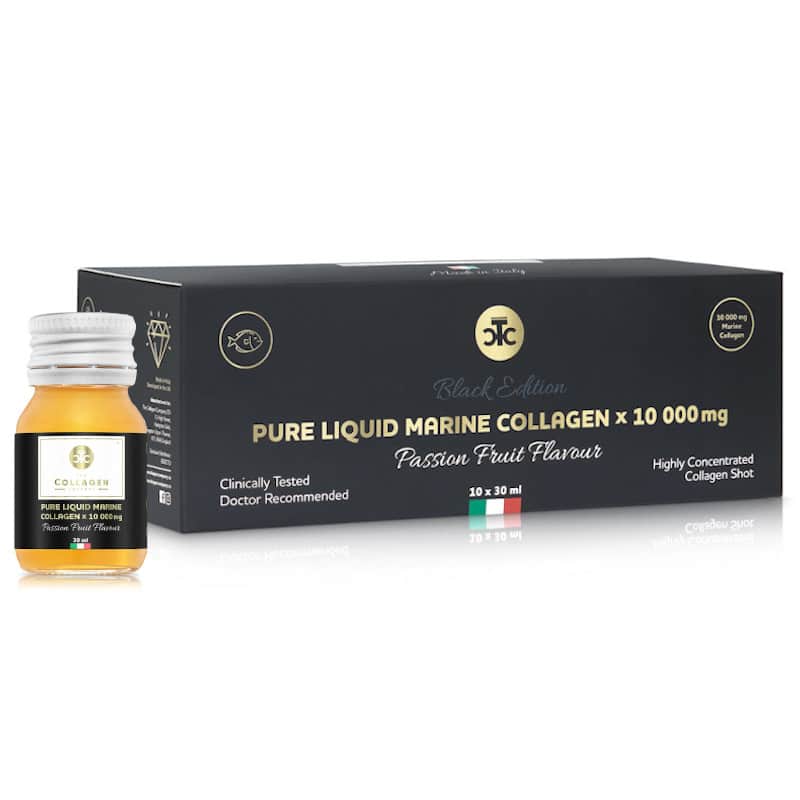 Płynny Kolagen Morski 10 000 mg o smaku Marakui The Collagen Company - 10 x 30 ml