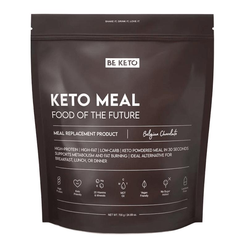 Posiłek keto BeKeto- Francuska Wanilia oraz Belgijska Czekolada - 700g (Smak: belgijska-czekolada)