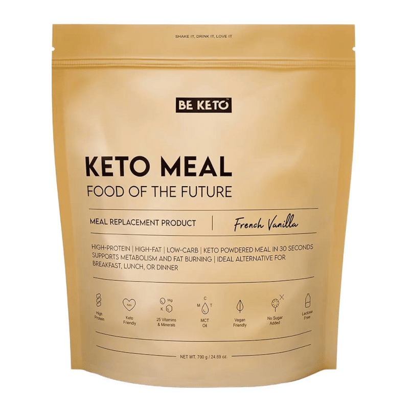 Posiłek keto BeKeto- Francuska Wanilia oraz Belgijska Czekolada - 700g (Smak: belgijska-czekolada)