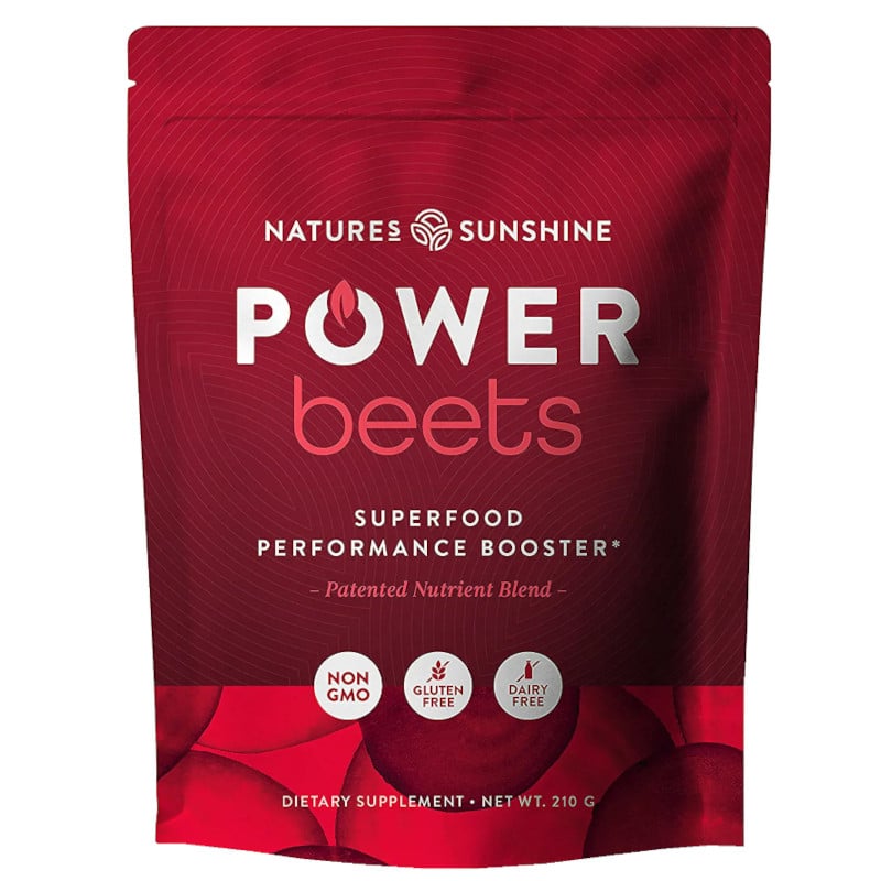 Power Beets Nature's Sunshine - Zawiera ekstrakt z buraków czerwonych - 210 g
