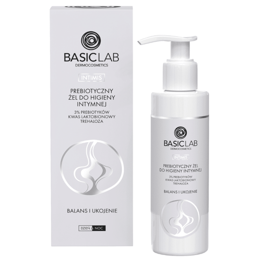 Prebiotyczny żel do higieny intymnej BASICLAB - Wsparcie dla kobiet - 200 ml