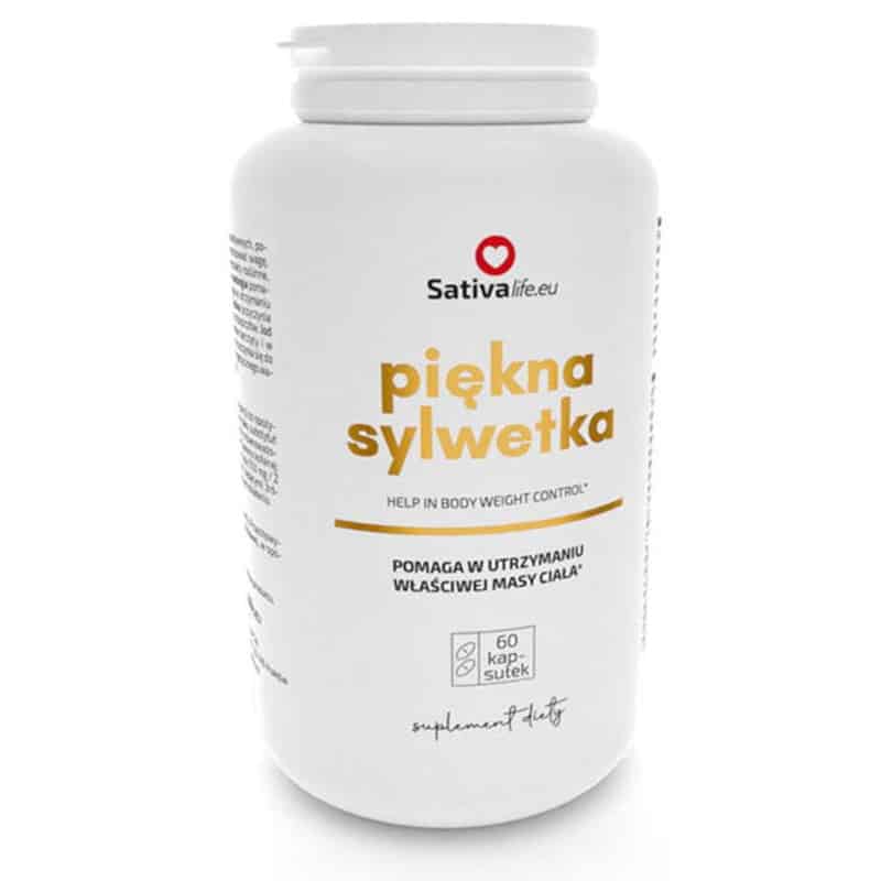 Piękna sylwetka Sativa Life - Naturalne wsparcie w odchudzaniu - 60 kapsułek