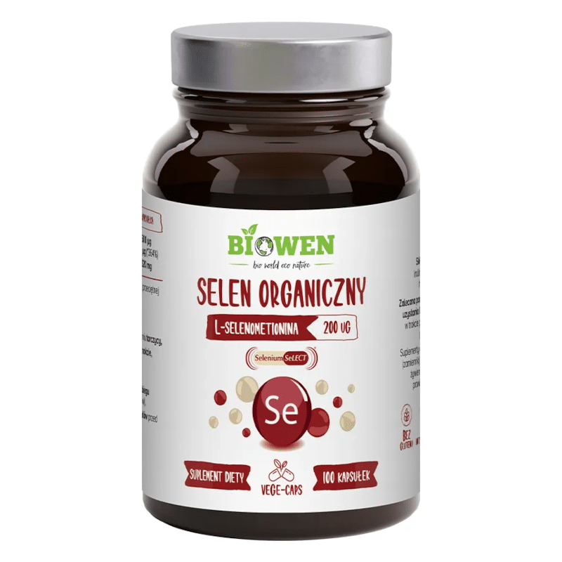 Selen organiczny Biowen - Wsparcie organizmu - 100 kapsułek