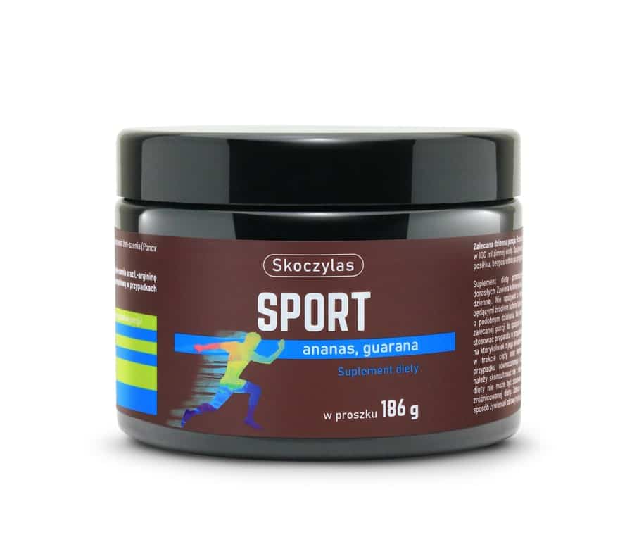 SPORT na bazie Ananasa i Guarany bez cukru Skoczylas - 186 g