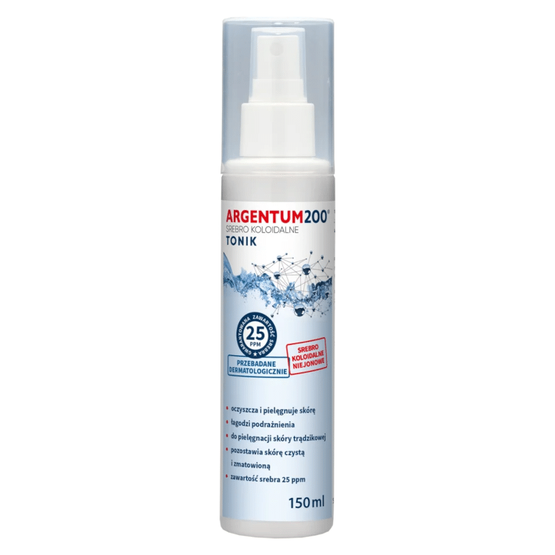 Srebro Koloidalne 25 ppm Argentum 200 Aura Herbals - 150 ml areozol