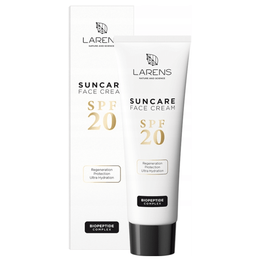 Suncare Face Cream SPF 20 LARENS WellU - Ochronno-regenerujący krem SPF 20 - 50 ml