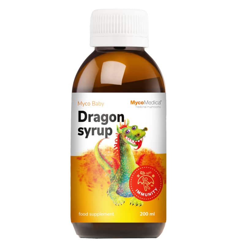 Syrop Smoczy dla dzieci MycoMedica - Wspomaga górne drogi oddechowe - 200 ml