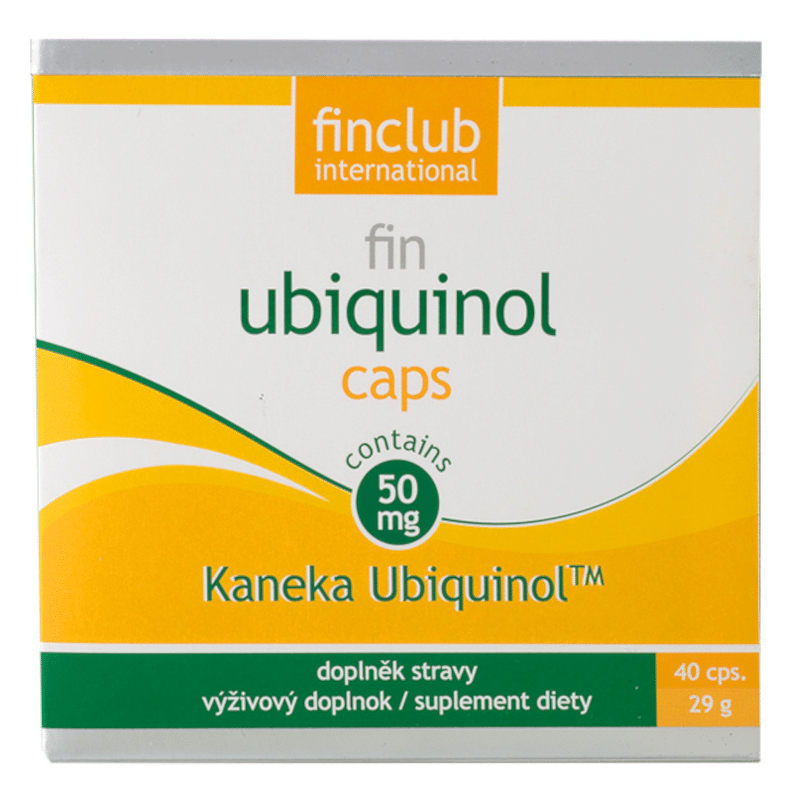 Ubiquinol caps Finclub - Źródło koenzymu Q10 - 40 kapsułek
