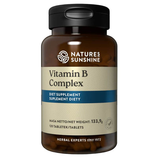 Vitamin B Complex Nature's Sunshine Witaminy z grupy B dla wspiercia organizmu - 120 tabletek