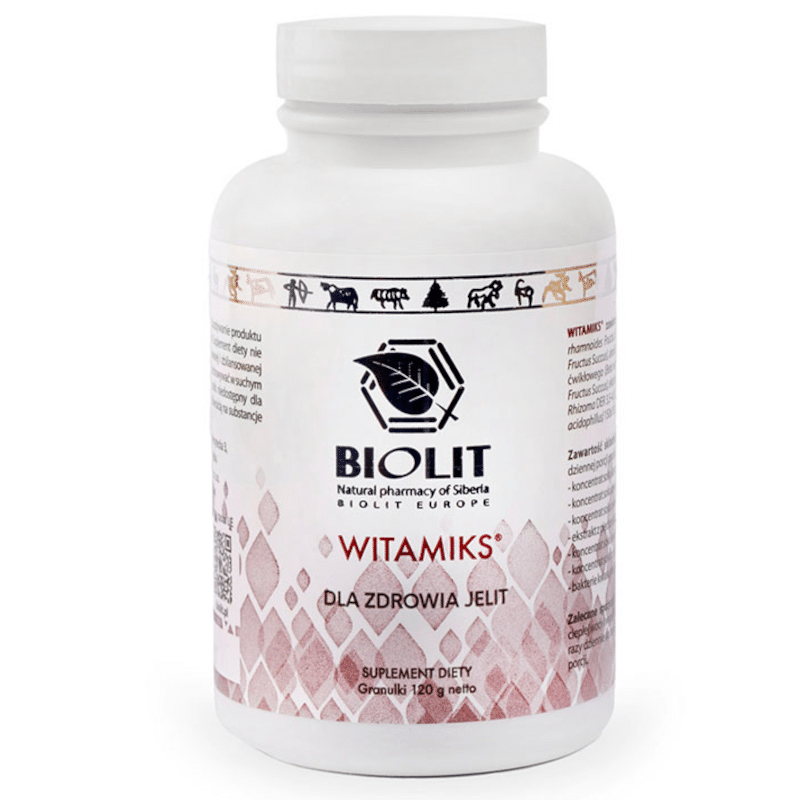 Witamiks Biolit - Dla zdrowia jelit - 120g Granulki