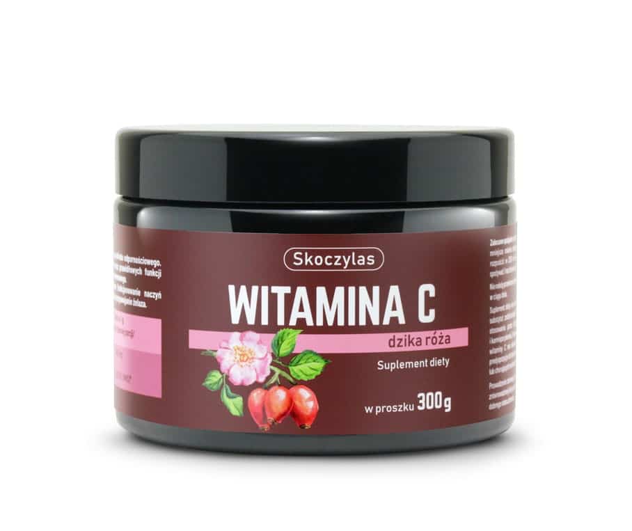 Witamina C Dzika Róża Ekstrakt w proszku Skoczylas - 300 g