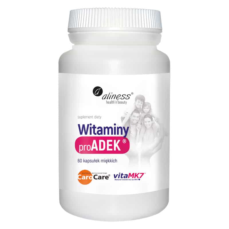 Witaminy proADEK VitaMK7 Aliness - 60 kapsułek miękkich