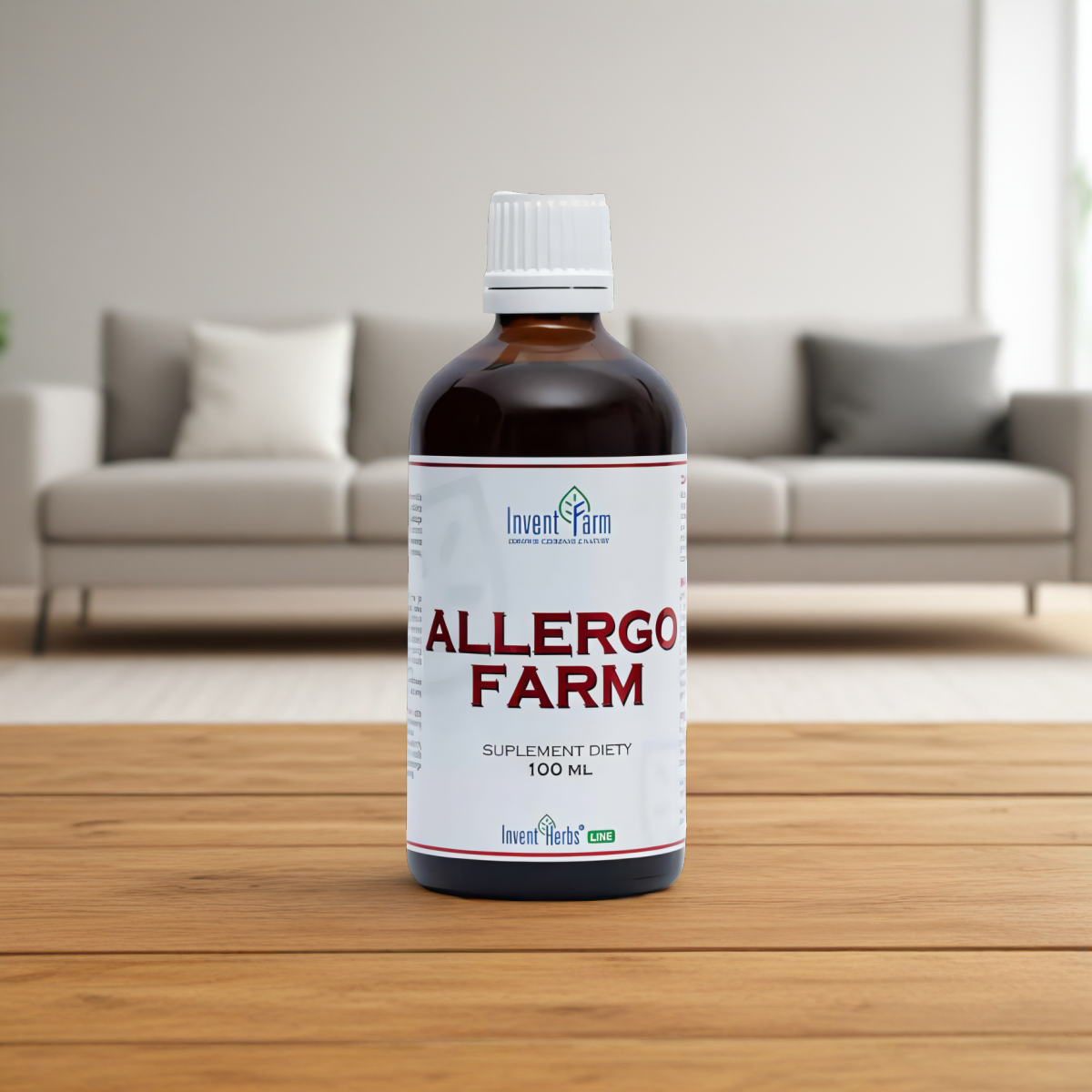 Allergo Farm Invent Farm - Wsparcie podczas alergii - 100 ml