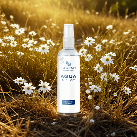 Aqua Spray LARENS WellU - Lekka nawilżająco-odświeżająca mgiełka peptydowa w sprayu - 100 ml 