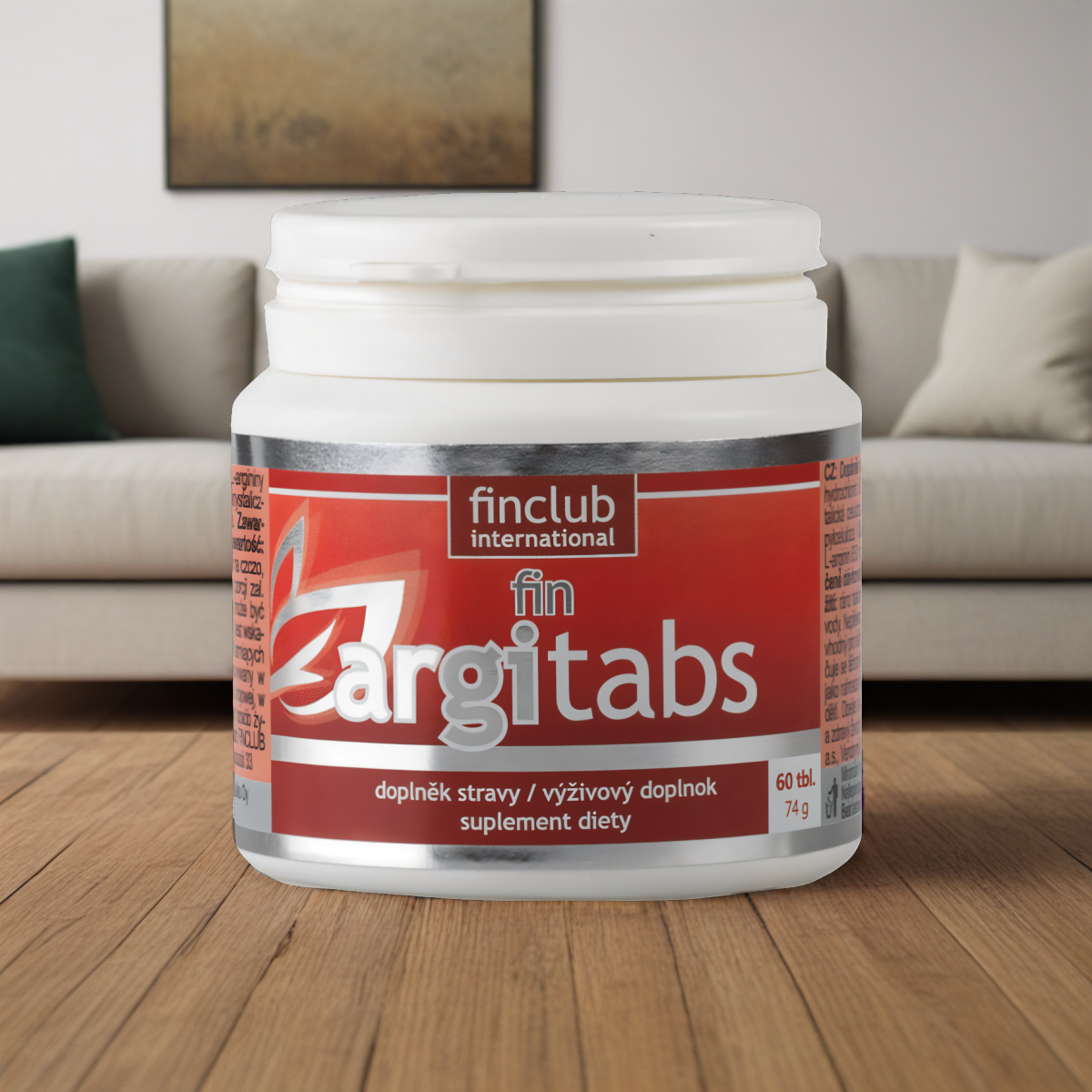 Argitabs Finclub - L-arginina - 60 tabletek