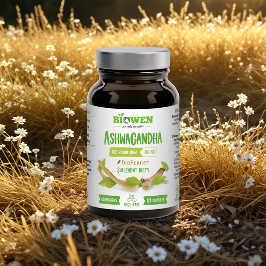 Ashwagandha Biowen - Wsparcie organizmu - 120 kapsułek
