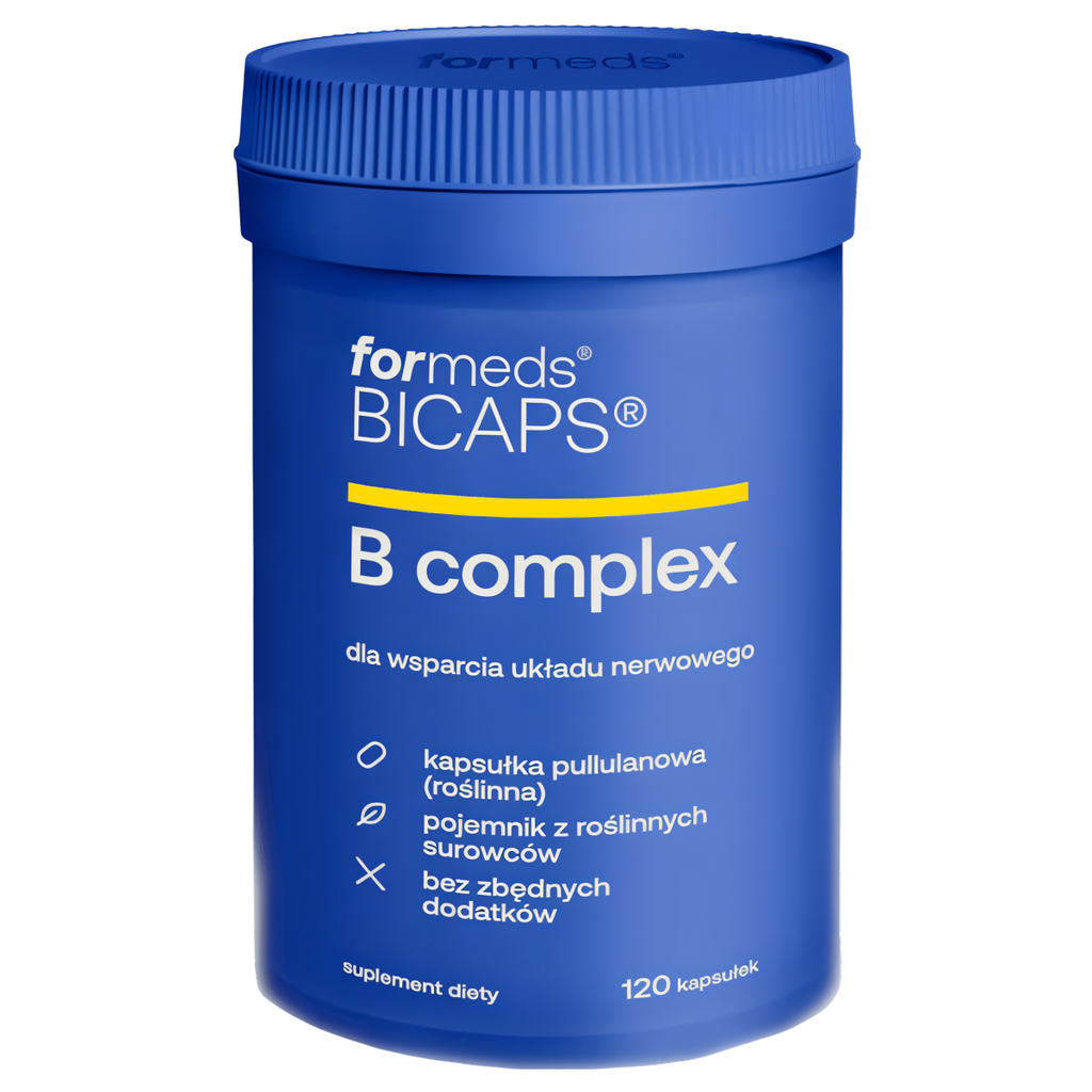 B complex Formeds Bicaps - Dla wsparcia układu nerwowego - 120 kapsułek