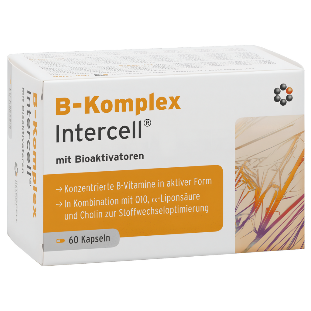 B-Komplex Intercell Mitopharma - Kompleks witamin z grupy B - 60 kapsułek
