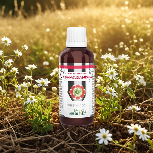 B&M Ashwagandha Liposomalna - Pomaga utrzymać równowagę psychiczną - 50 ml