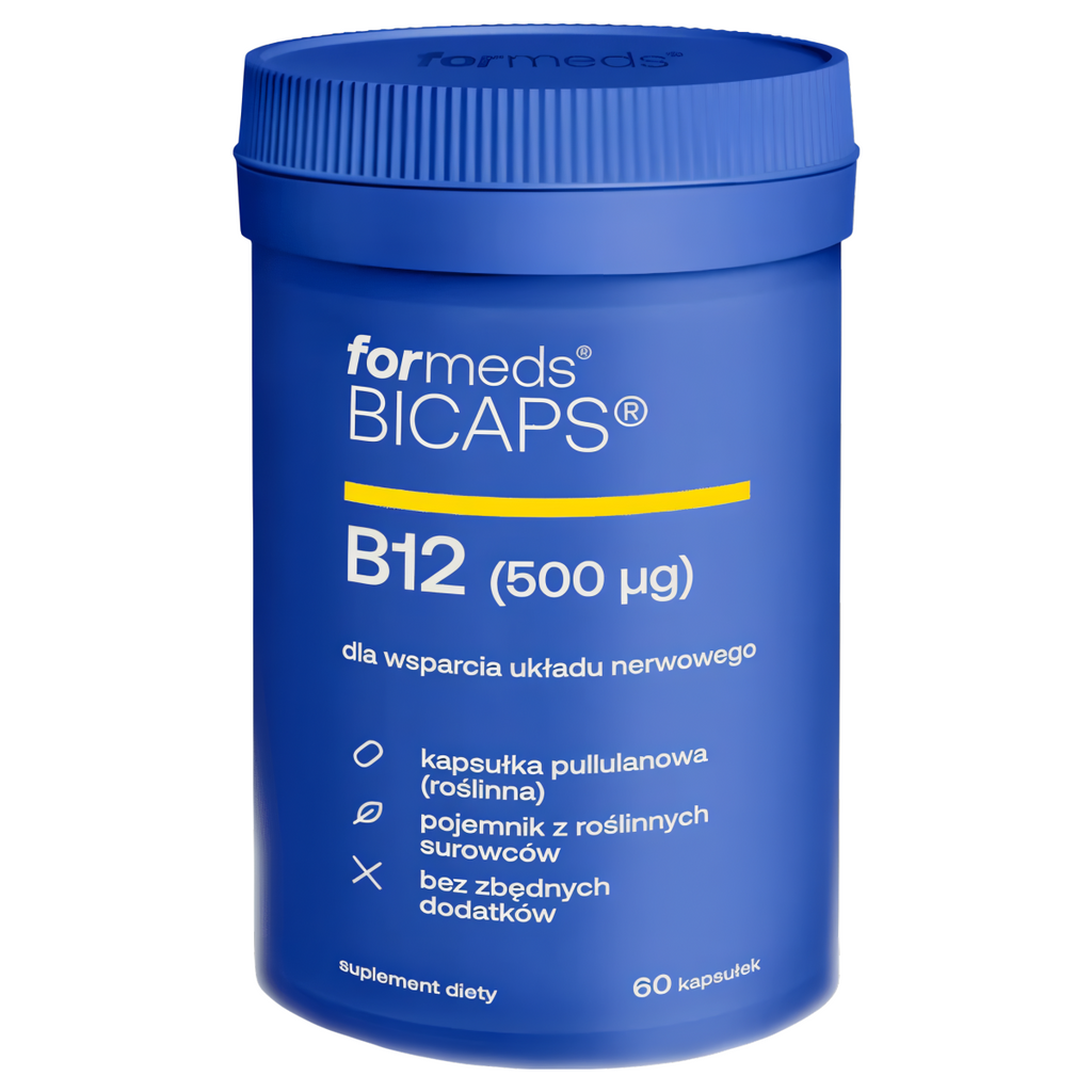 B12 Formeds Bicaps - Witamina w wysoko przyswajalnej formie - 60 kapsułek