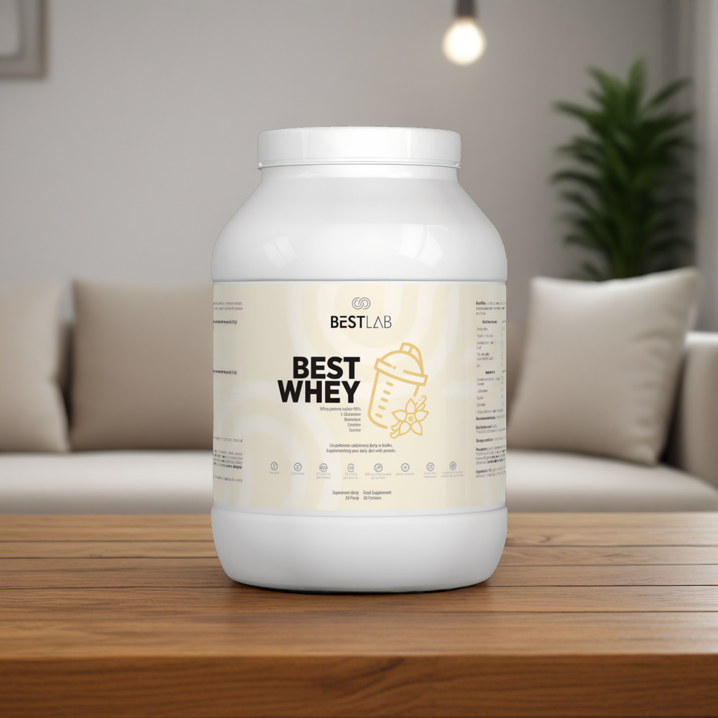 Best Whey Best Lab - Twoja sprawność fizyczna i zdrowe kości - 900 g