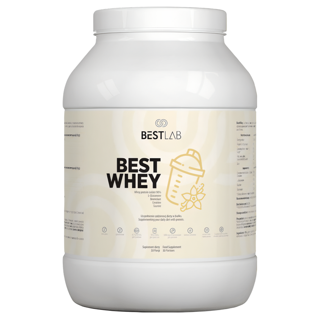 Best Whey Best Lab - Twoja sprawność fizyczna i zdrowe kości - 900 g