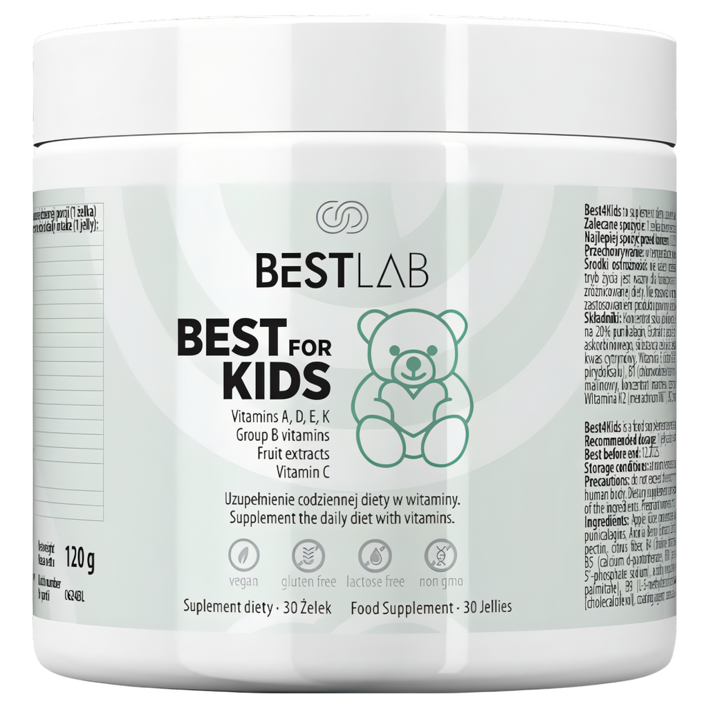 BestForKids Best Lab - Witaminy dla dzieci w formie żelek - 30 sztuk