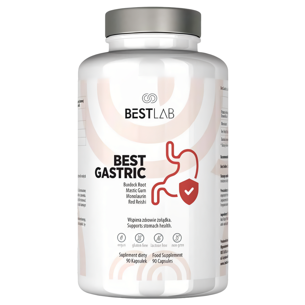 BestGastric Best Lab - Wspiera zdrowie żołądka - 90 kapsułek