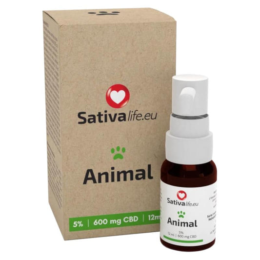 Animal CBD 5% Sativa Life - Wsparcie zdrowia Twojego zwierzaka