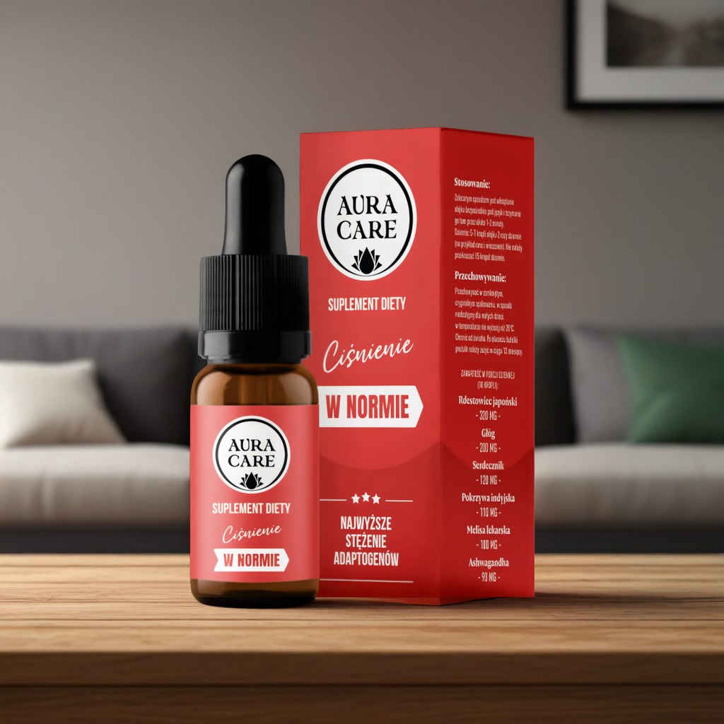 Ciśnienie w normie Aura care - Wsparcie w regulacji ciśnienia krwi - 10 ml