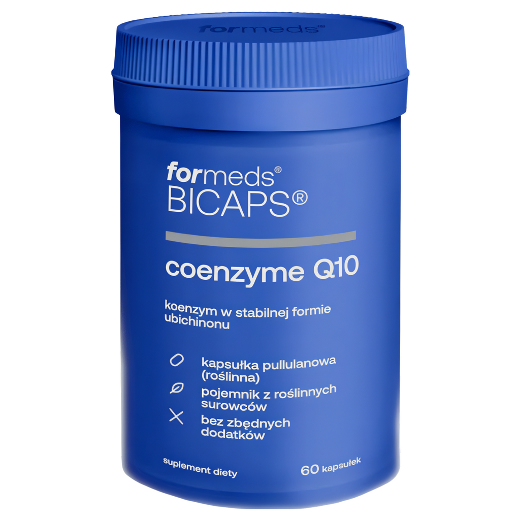 Coenzyme Q10 Formeds Bicaps - Koenzym w stabilnej formie ubichinonu - 60 kapsułek