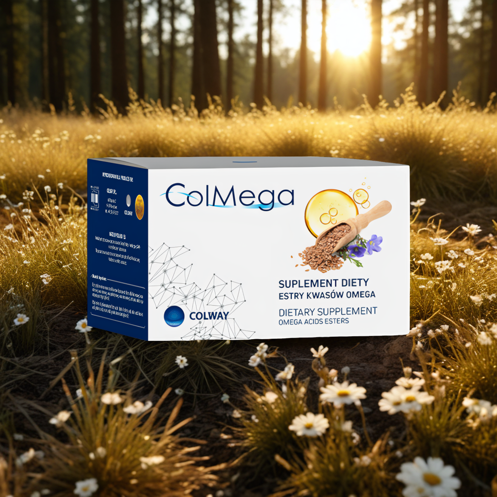 ColMega Colway - Estry Kwasów Omega - 60 kapsułek