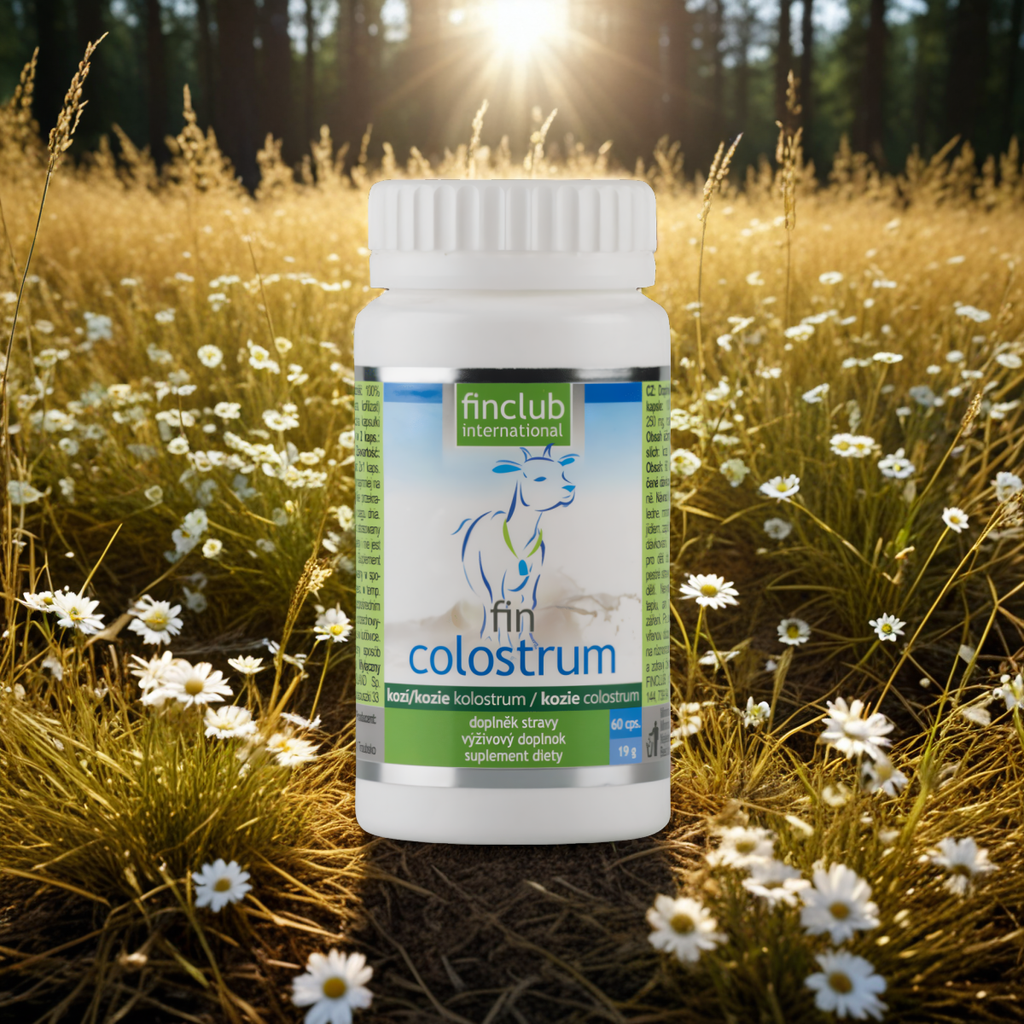 Colostrum Finclub - 100% colostrum (siara) kozy - 60 kapsułek