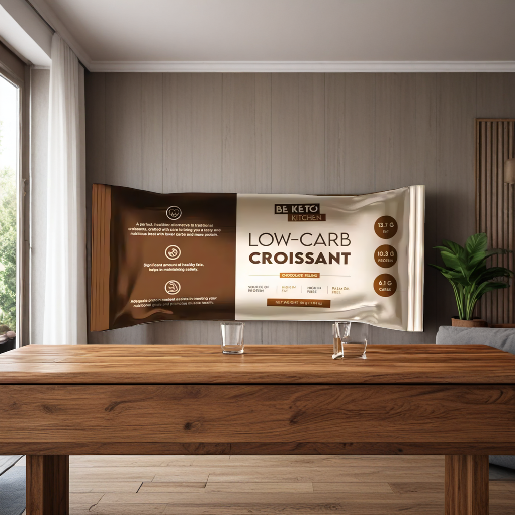 Croissant BeKeto - Bogaty w białko i błonnik - Różne smaki (Smak: naturalny)