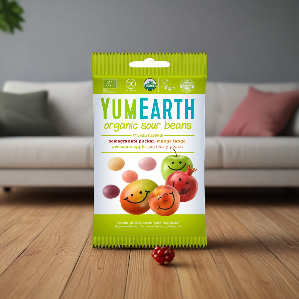 Cukierki Kwaśne Fasolki EKO Sour Beans YumEarth - 50 g