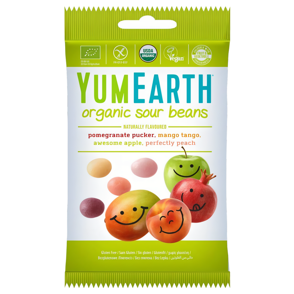 Cukierki Kwaśne Fasolki EKO Sour Beans YumEarth - 50 g