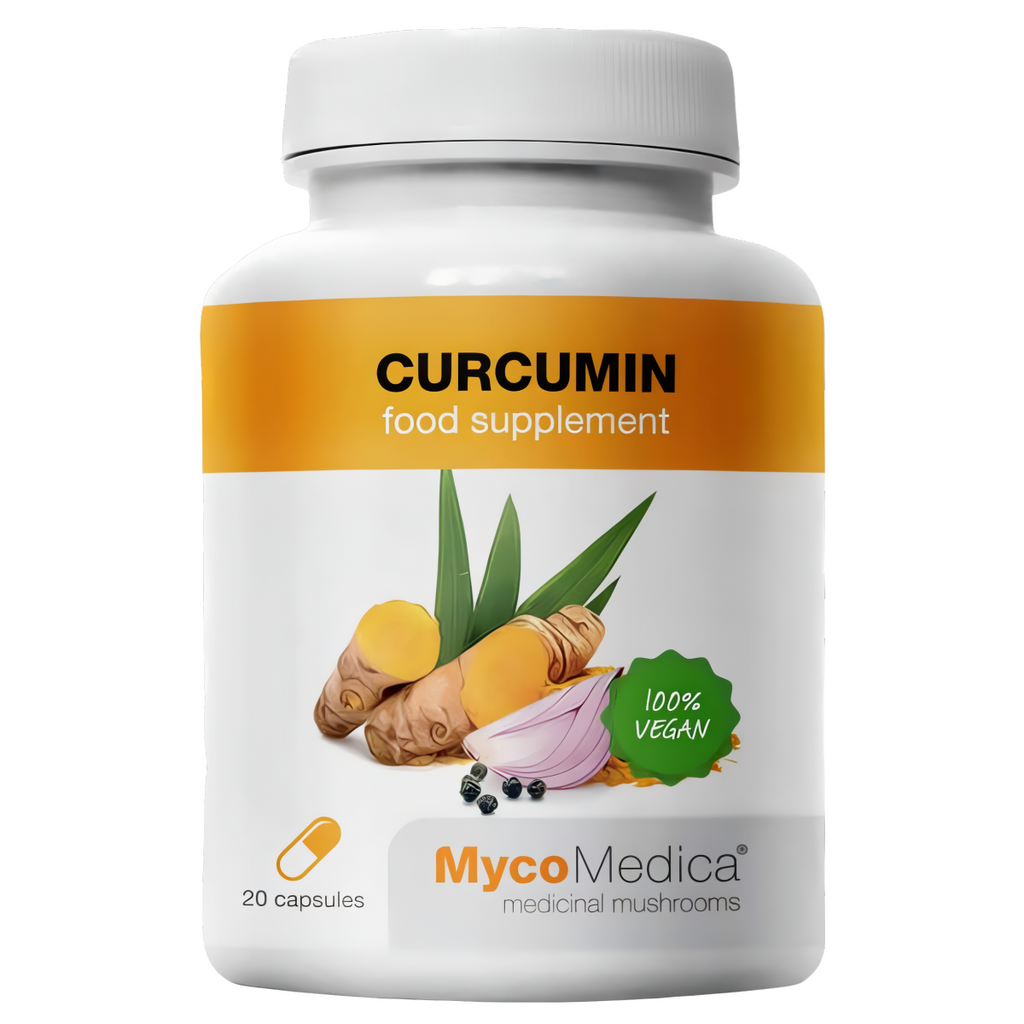 Curcumin MycoMedica - Wspomaga pracę wątroby - 120 kapsułek