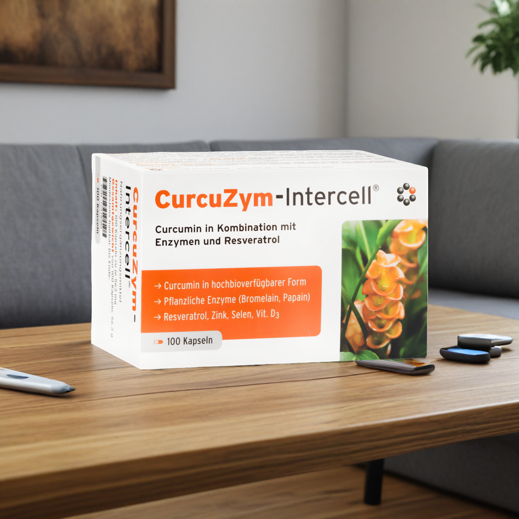CurcuZym Intercell Mitopharma - Wyciąg z kurkumy - 30 kapsułek