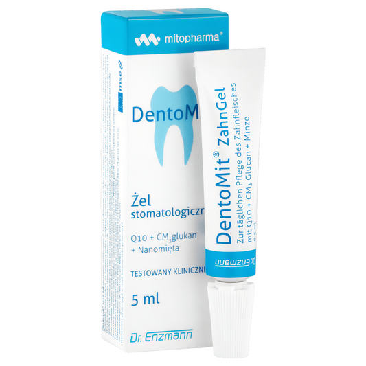 Dentomit żel Mitopharma - Kompleksowa pielęgnacja jamy ustnej - 5 ml