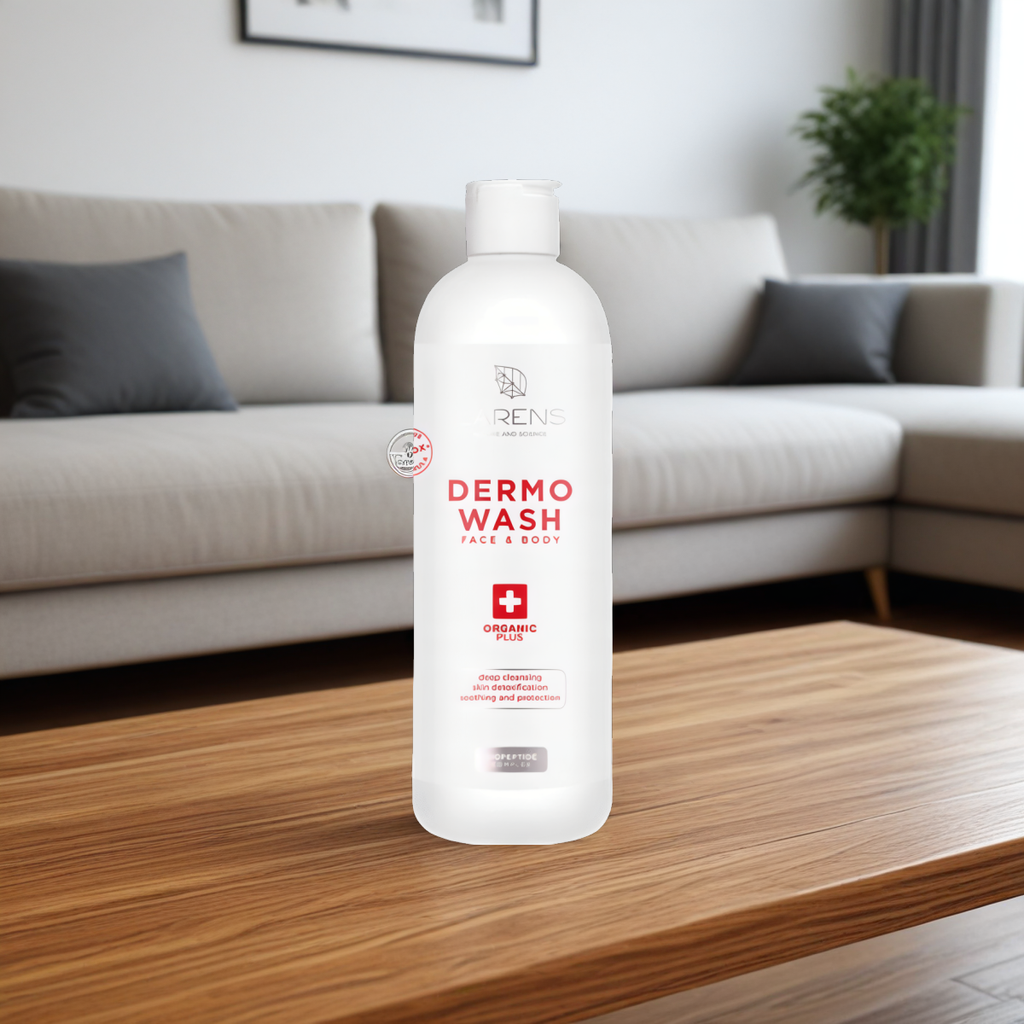 Dermo wash Face and Body LARENS WellU - Żel do mycia twarzy i ciała - 200 ml
