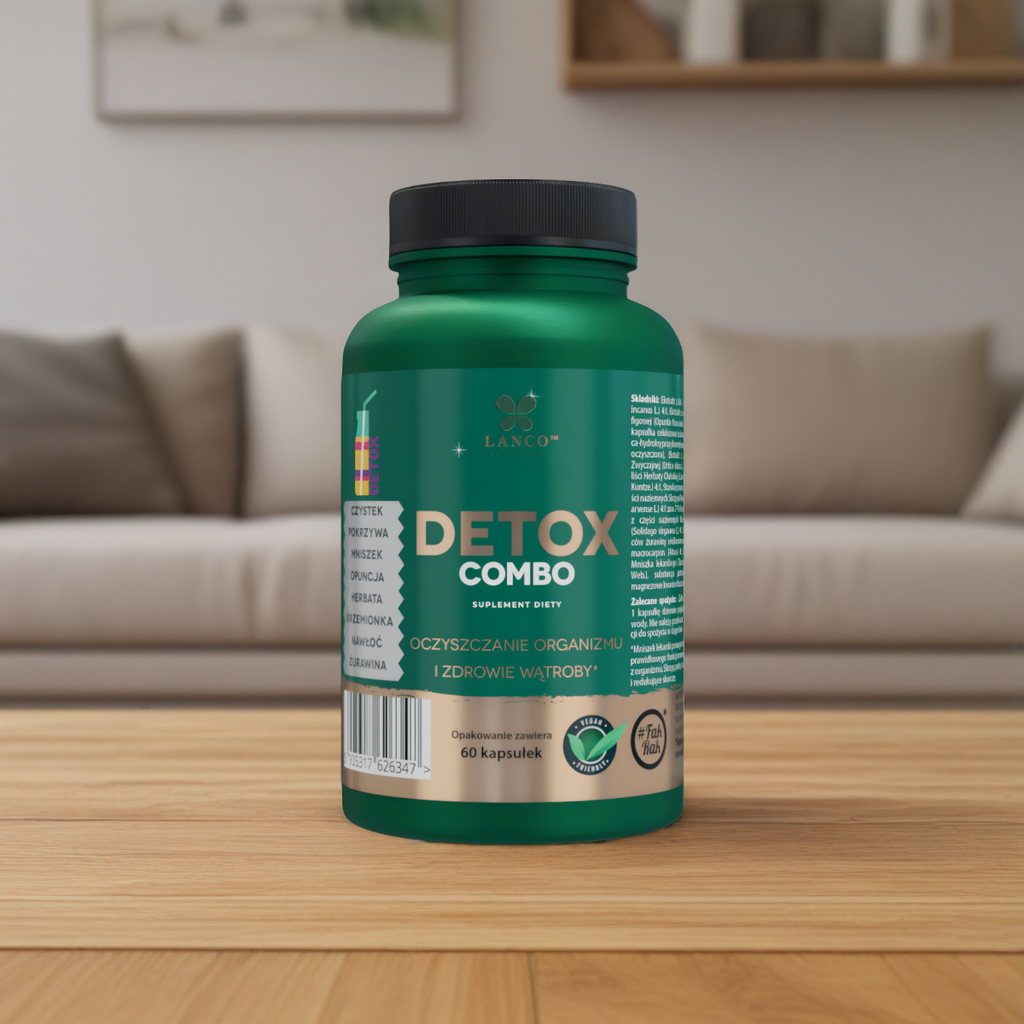 DETOX Combo Lanco - Oczyszczenie organizmu - 60 kapsułek