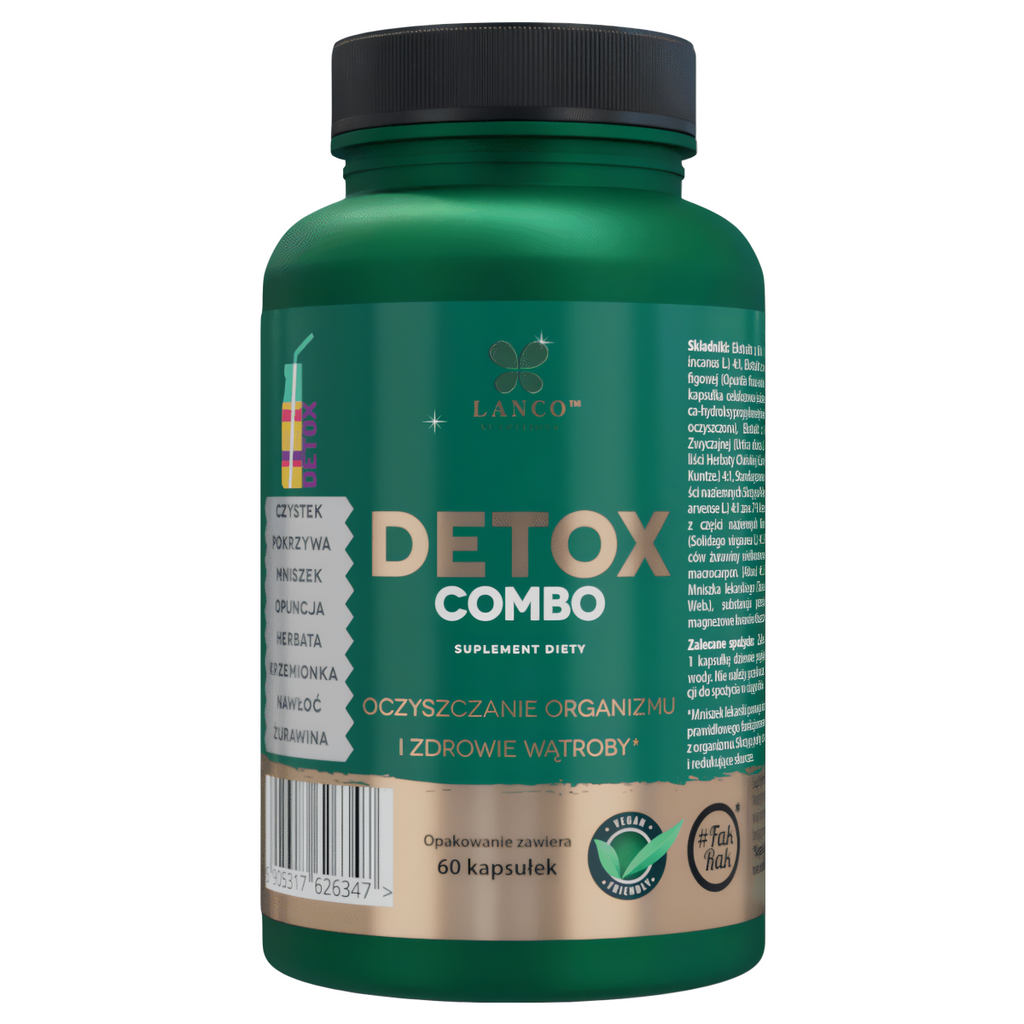 DETOX Combo Lanco - Oczyszczenie organizmu - 60 kapsułek