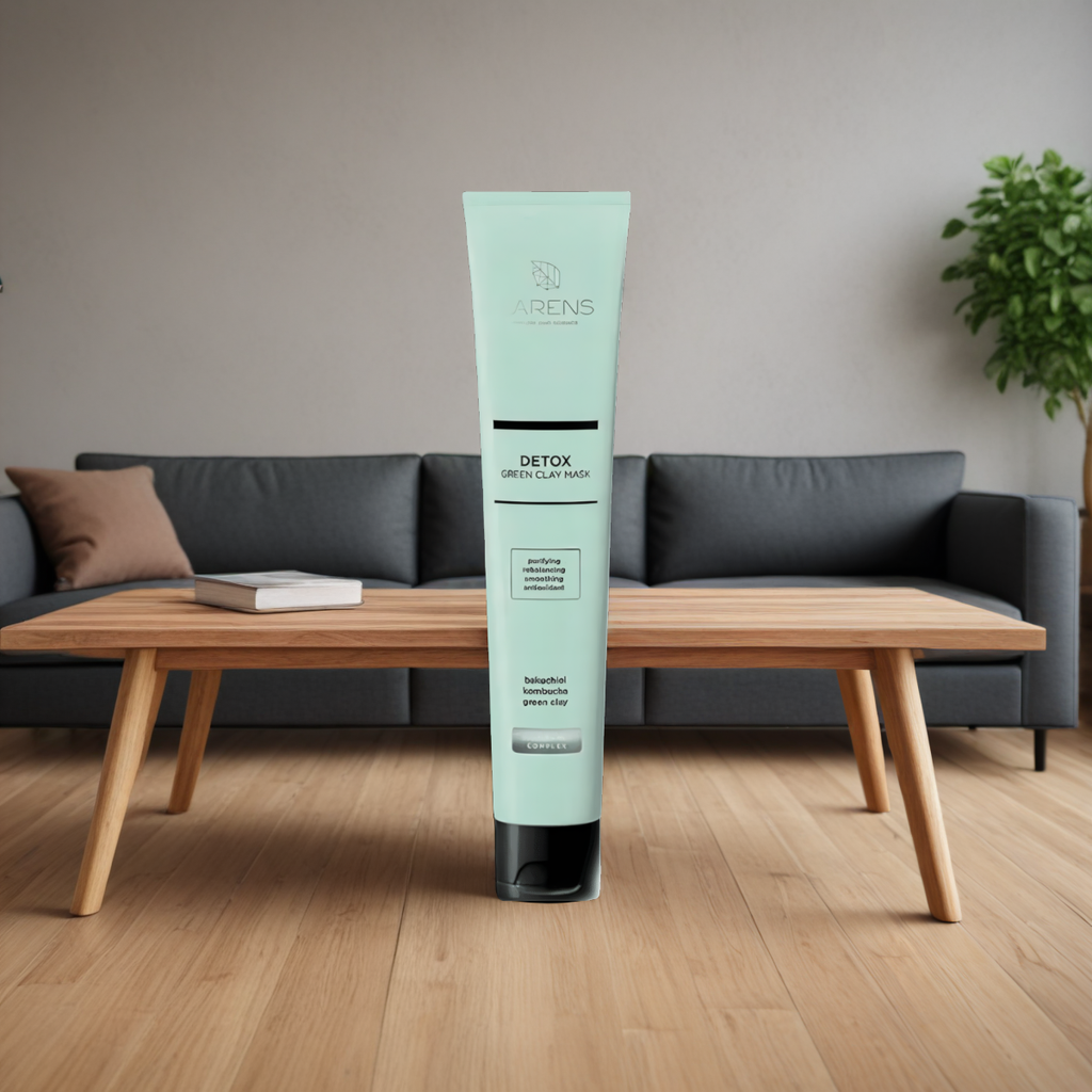 Detox green clay mask LARENS WellU - Detoksykująca maska z zieloną glinką - 50 ml