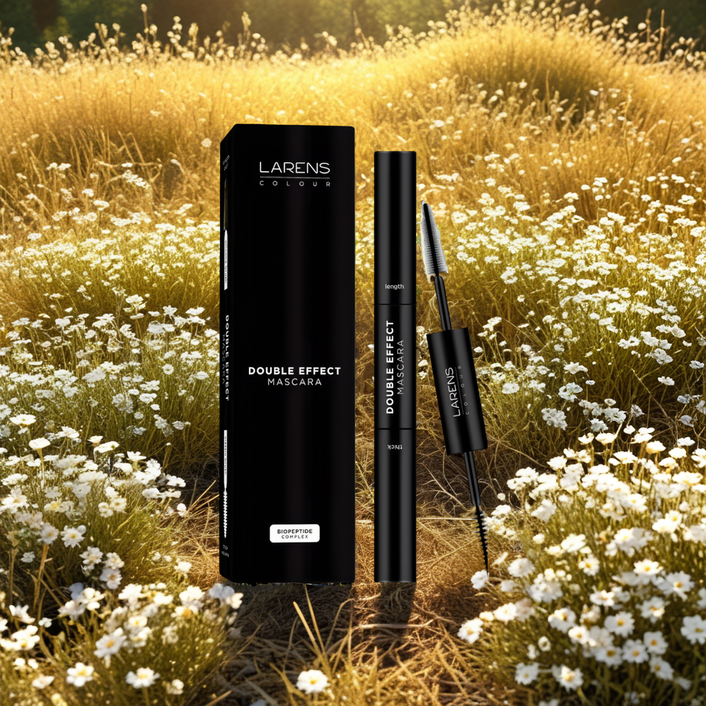 Double Effect Mascara Larens Colour WellU - Pielęgnacyjny tusz do rzęs - 2 x 5ml