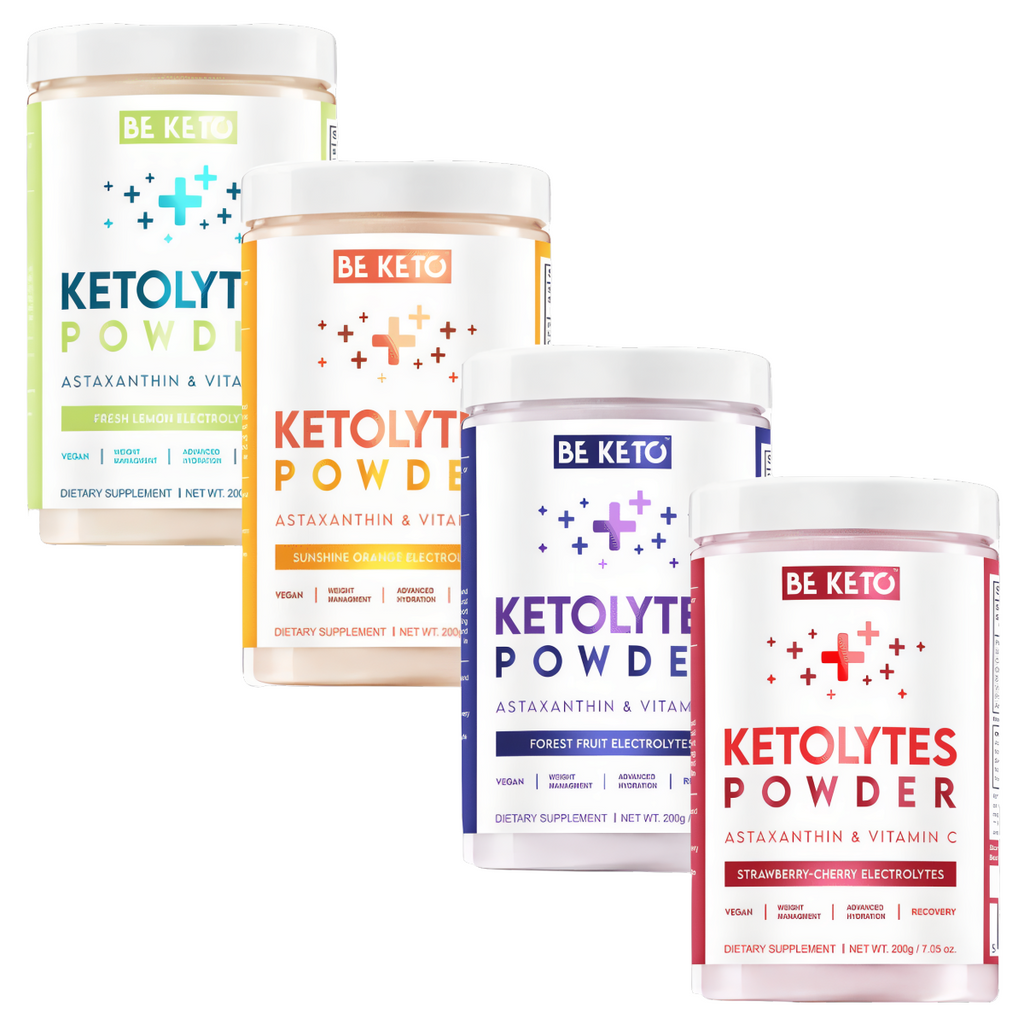 Elektrolity Ketolytes w proszku BeKeto - Różne smaki - 200 g (Smak: swieza-cytryna)