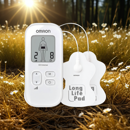 Elektrostymulator mięśni przeciwbólowy OMRON E3 Intense HV-F021-EW z technologią TENS